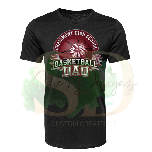 Craigmont High School "Basketball DAD" Shirt