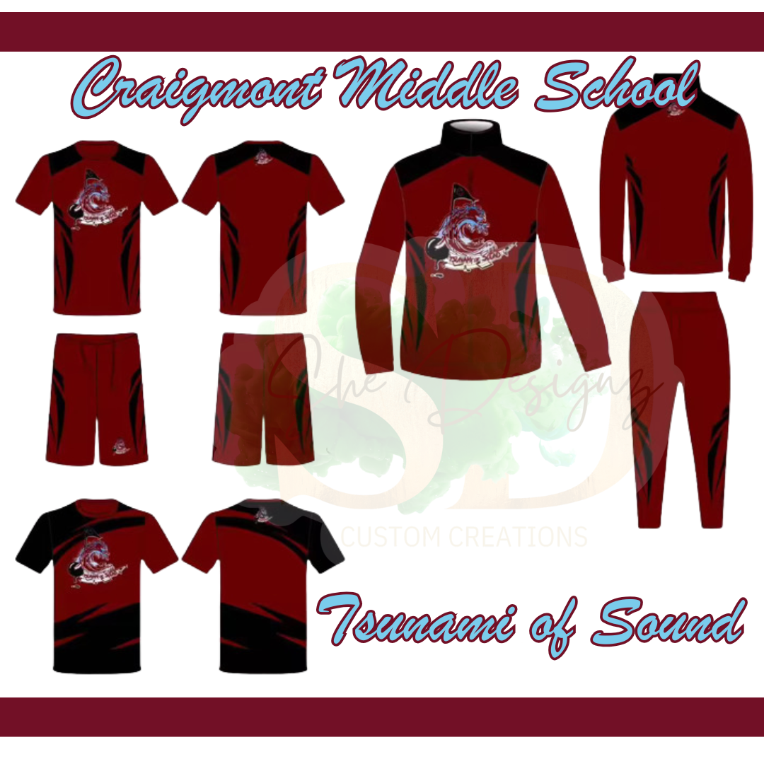 Craigmont Middle School Marching Band Package (YOUTH SIZES)