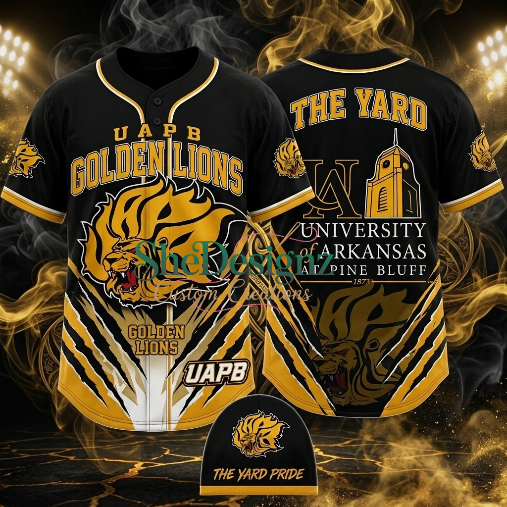 PRE- ORDER UAPB GOLDEN LION - YARD JERSEY