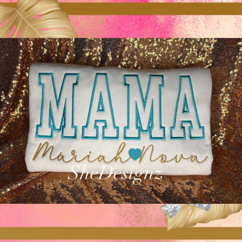 Mama Embroidered Crewneck