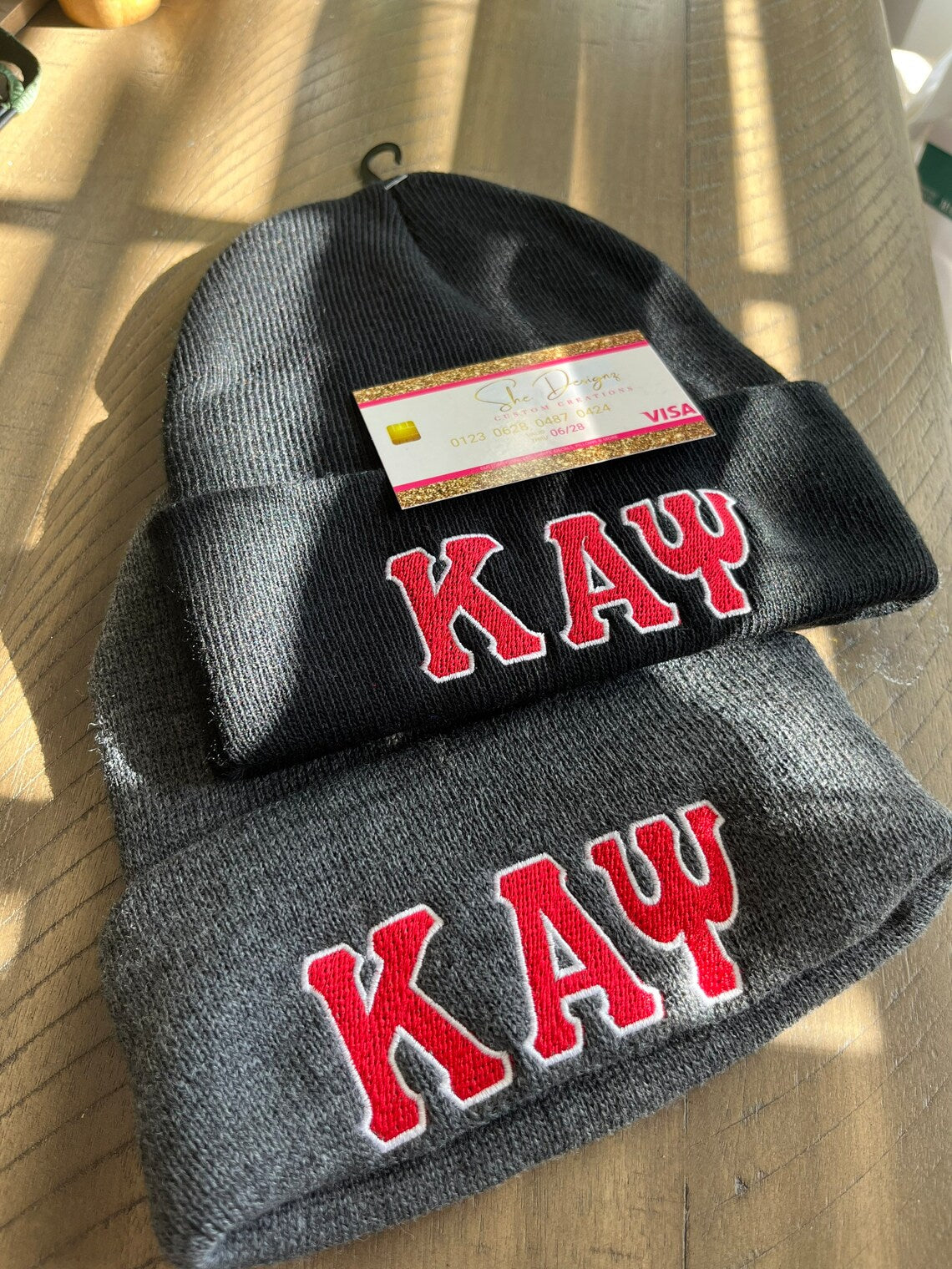 EMBROIDERED Personalized Monogram Beanie