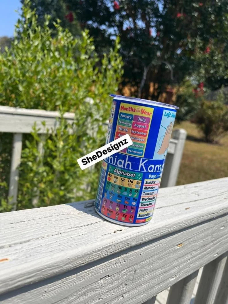 Custom Kids Learning Tumbler