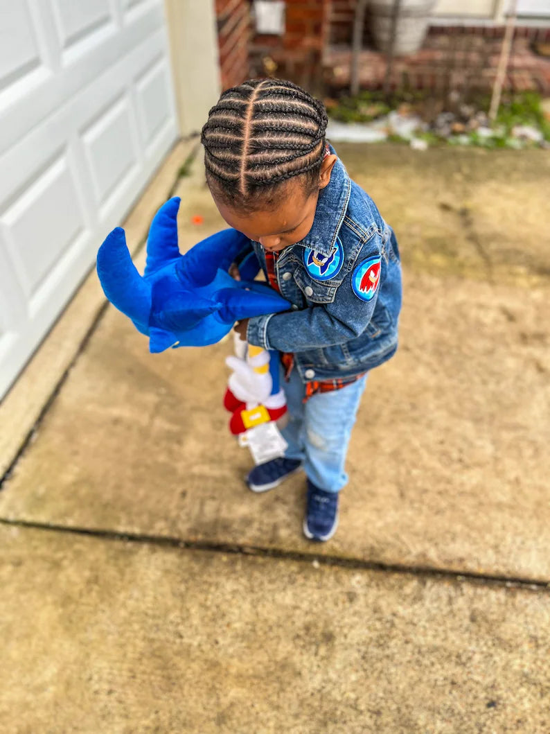 Boys Sonic Theme Jean Jacket