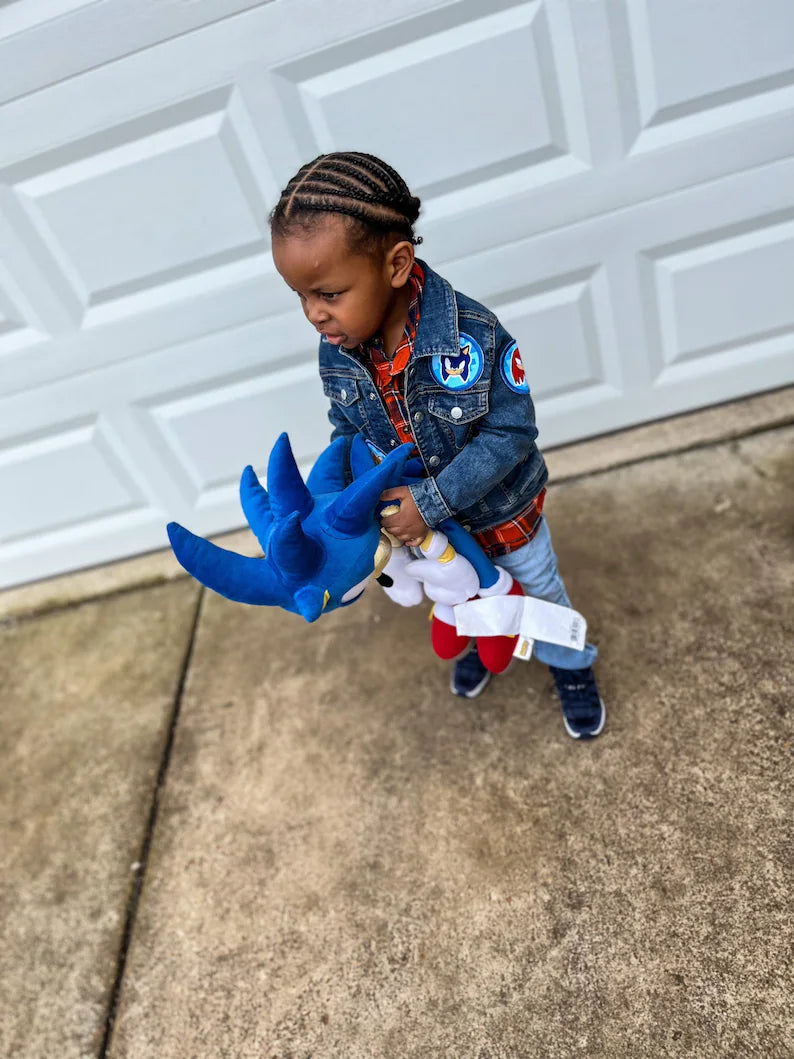 Boys Sonic Theme Jean Jacket