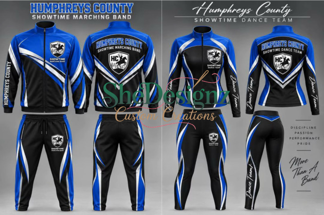Humphreys County Showtime Marching Band Tracksuit (BANDSMEN)