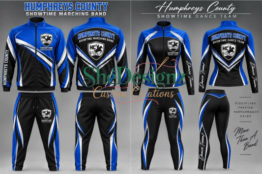 Humphreys County Showtime Marching Band Tracksuit (AUXILIARY)