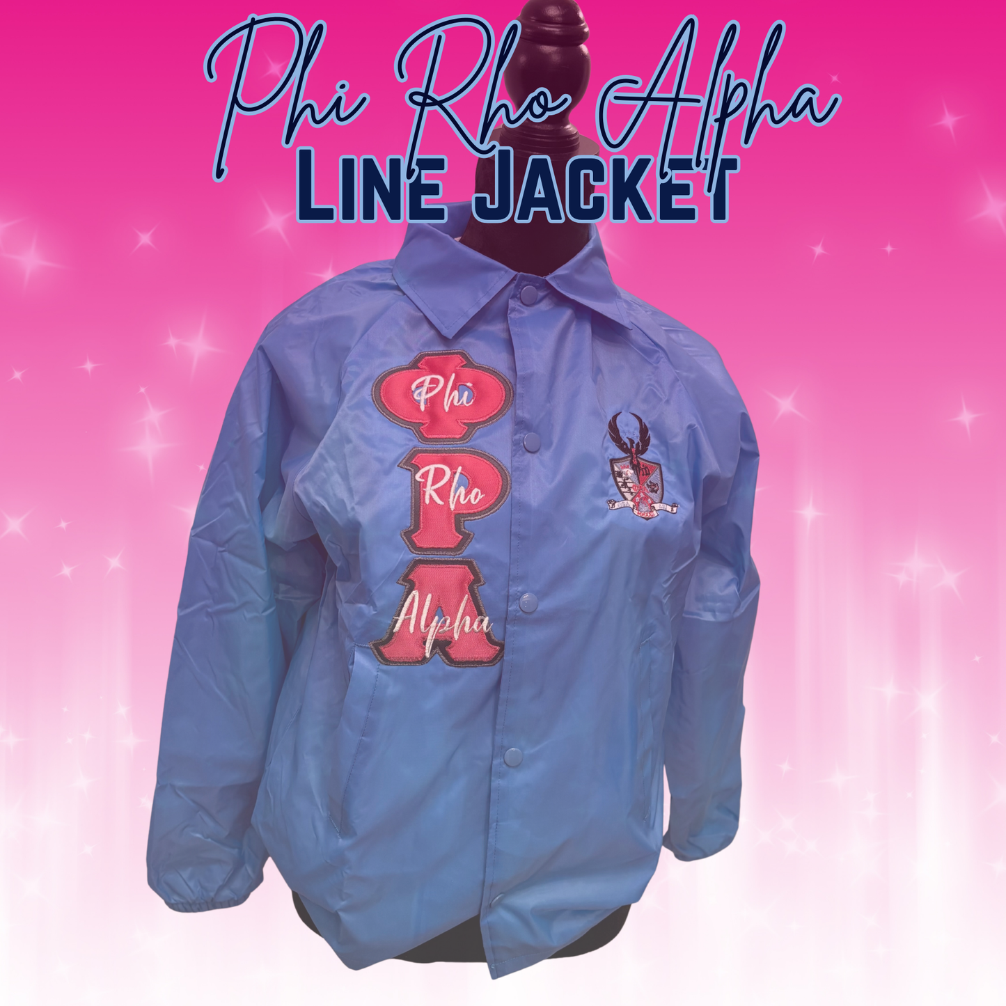 Personalized Line Jacket - Phi Rho Alpha