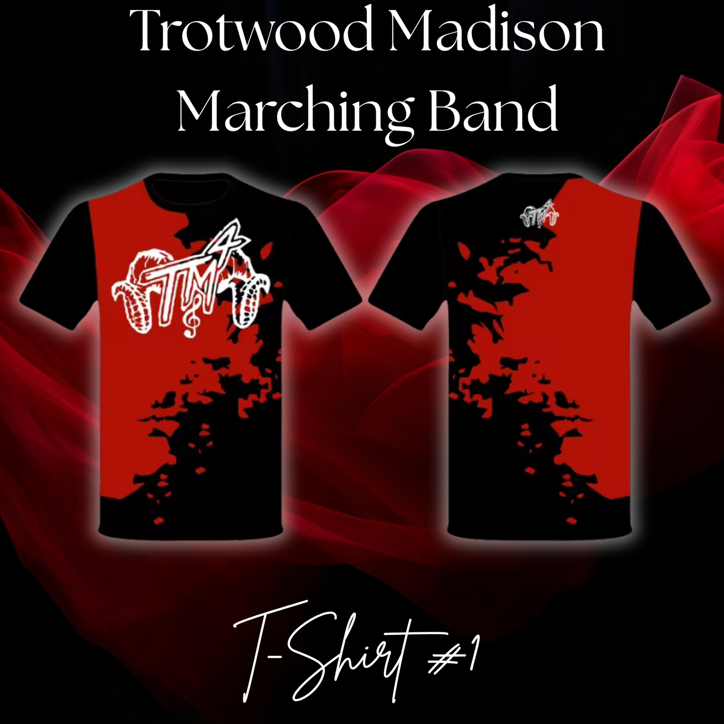 Trotwood Madison High School Marching Band T-Shirt #1