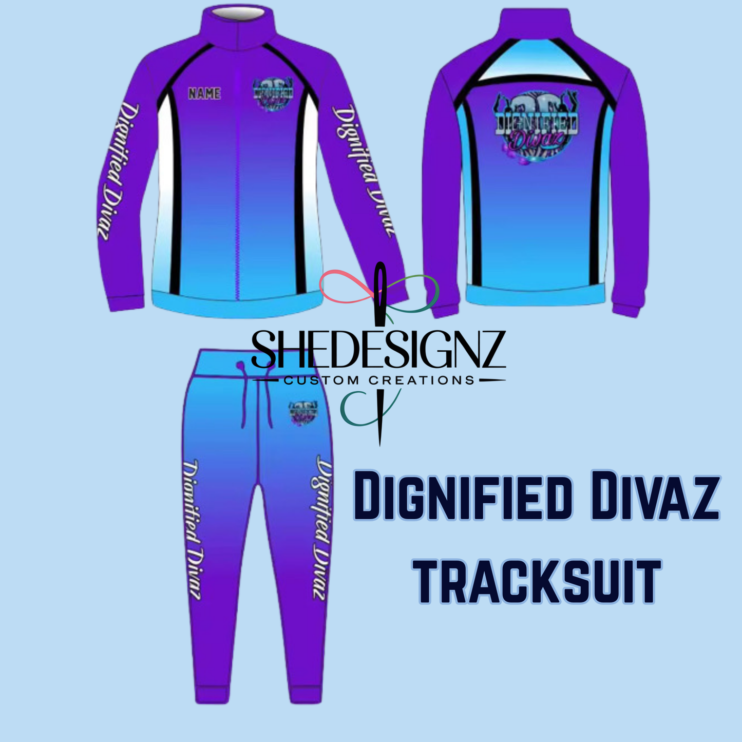 Dignified Divaz Tracksuit & Shirt - YOUTH SIZE