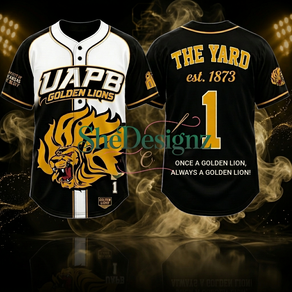 PRE- ORDER UAPB GOLDEN LION - YARD JERSEY
