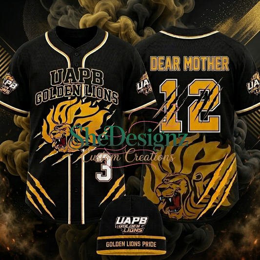 PRE- ORDER UAPB GOLDEN LION - YARD JERSEY