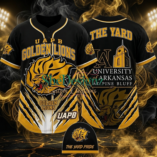 PRE- ORDER UAPB GOLDEN LION - YARD JERSEY
