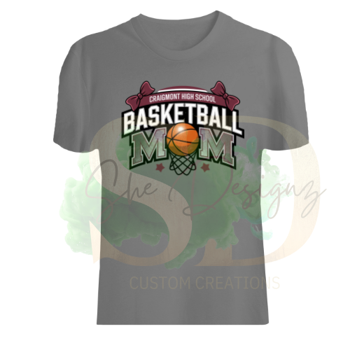 Craigmont High School "Basketball Mom" Shirt