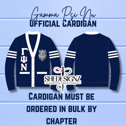 Gamma Psi Nu Official Cardigan