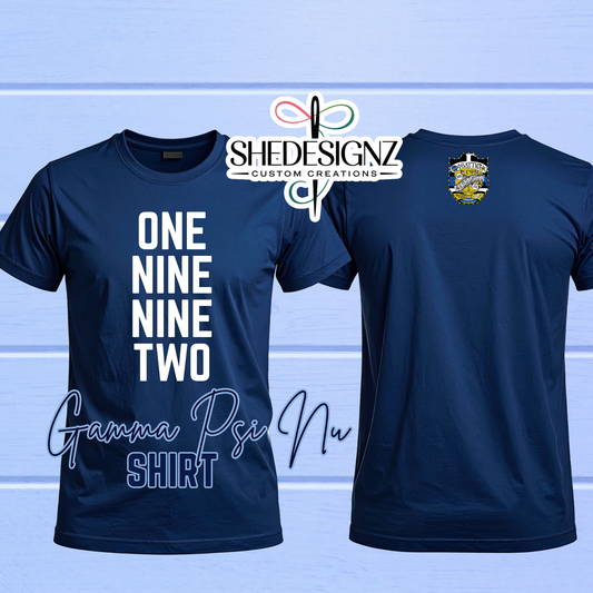 Gamma Psi Nu Shirt-1992