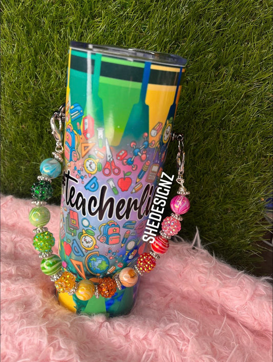 Teacher Life Tumbler with handle