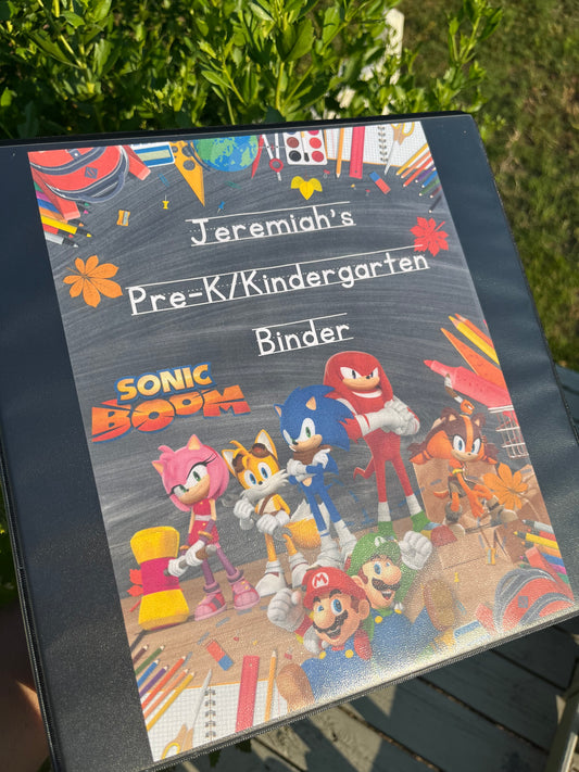 Pre-K/Kindergarten Binder