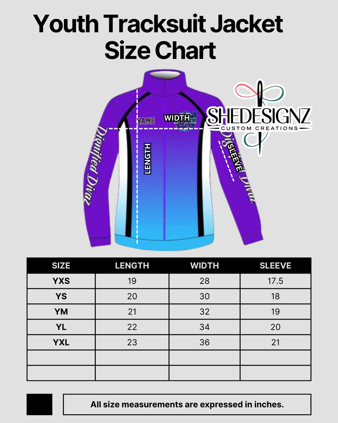 Dignified Divaz Tracksuit & Shirt - YOUTH SIZE